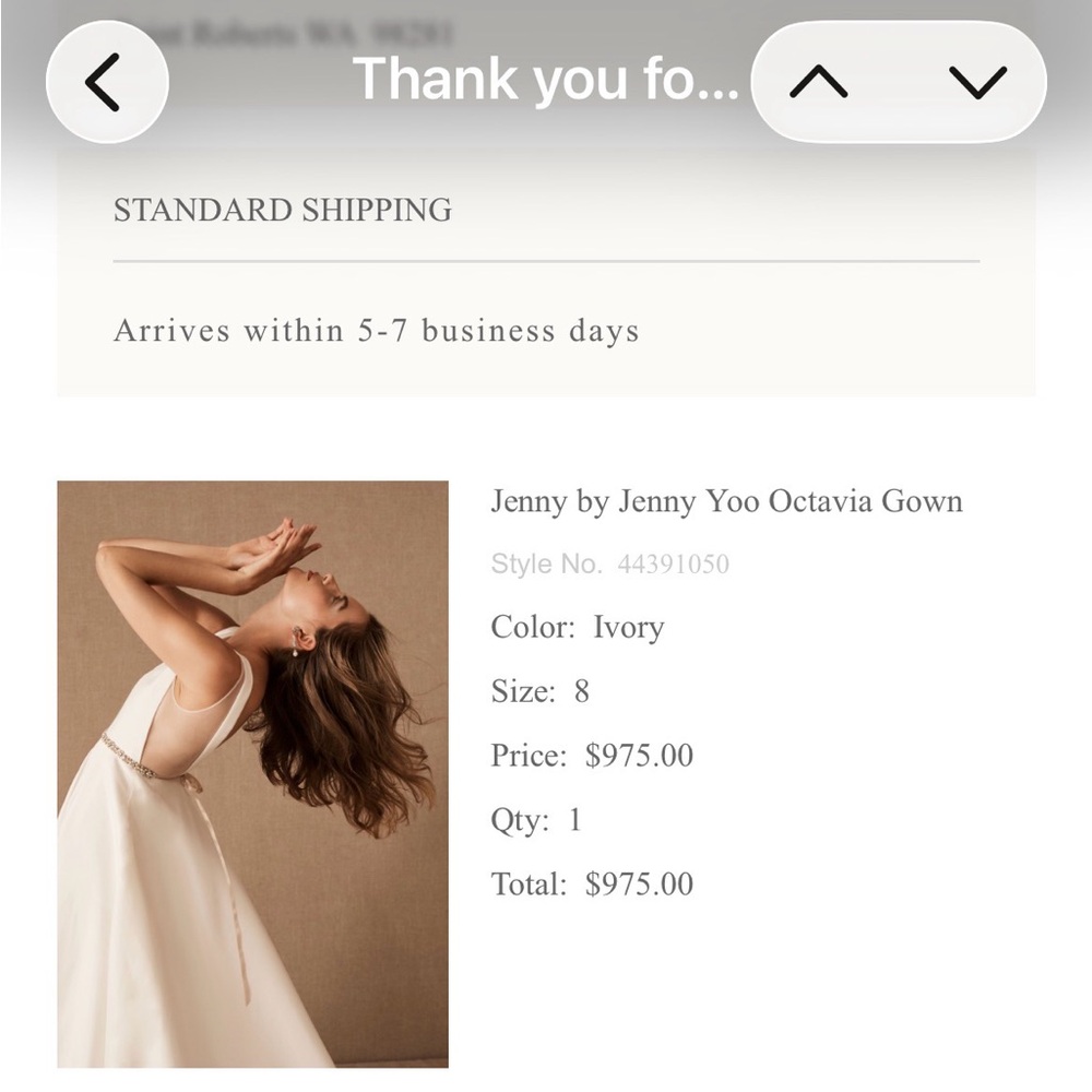 BHLDN - Jenny by Jenny Yoo Octavia Gown - Elegant Ivory